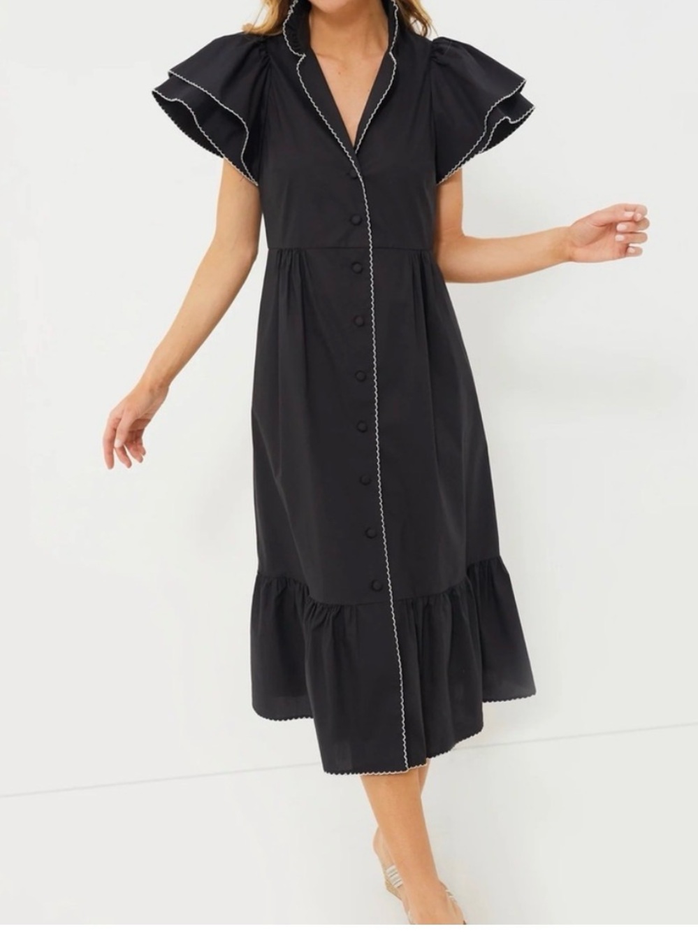 Tuckernuck Alice Midi black dress